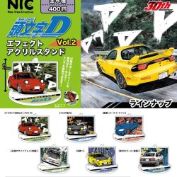画像1: 頭文字D　エフェクトアクリルスタンド　第２弾（再販）（１月）【▼４００円カプセルトイ　３０個入り　ＴＣＰ】＋正規台紙