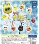 ふわふわ毛玉ねこキーホルダー（１月）【▼３００円カプセルトイ　４０個入り　吉岡工業社】＋正規台紙１枚