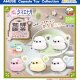 ふくふくシマエナガフロッキーソフビかふぇカラー（２月）【○３００円カプセル　４０個入り　アミューズ】＋正規台紙