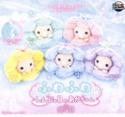 画像1: ふわふわしんじゅ貝のあかちゃん（３月）【○４００円カプセル　３０個入り　ウルプラ】＋正規台紙