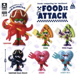 画像1: フードアタック（２月）【○４００円カプセル　３０個入り　S・ストーンズ】＋正規台紙