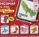 MOJIMAP　ミニタオル（２月）【○４００円カプセル　３０個入り　吉岡工業社】＋正規台紙１枚