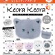【Keora Keora】もこもこフェイスポーチ（２月）【○４００円カプセル　３０個入り　ブライトリンク】＋正規台紙