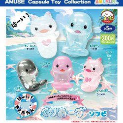 画像1: はーいあくあたんくりあーずソフビ（４月）【●３００円カプセル　４０個入り　アミューズ】＋正規台紙