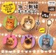 ねこ　刺しゅうキーホルダー（４月）【☆４００円カプセル　３０個入り　吉岡工業社】＋正規台紙１枚