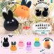 makkuro usagi　ぷちマスコットぬいぐるみ４（６月）【★４００円カプセル　３０個入り　フクヤ】＋正規台紙
