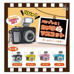 画像1: パシャっと!カメラマスコット（再販）（６月）【◇３００円カプセル　４０個入り　ホットライン】＋正規台紙