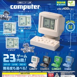 画像1: 液晶ミニゲーム機－コンピューター－（６月）【◇４００円カプセル　３０個入り　エール】＋正規台紙