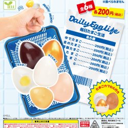 画像1: Ｄａｉｌｙ Ｅｇｇ Ｌｉｆｅ－毎日たまご生活－（７月）【◇２００円カプセル　４０個入り　エール】＋正規台紙