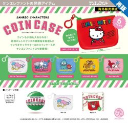画像1: サンリオキャラクターズ コインケース（再販）（８月）【◆４００円カプセル　３０個入り　ケンエレ】＋正規台紙