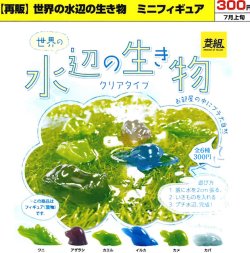 画像1: 水辺の生物（再販）（７月）【◆３００円カプセル　４０個入り　イエロー】＋正規台紙