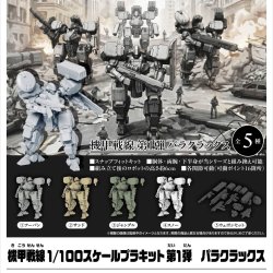 画像1: 機甲戦線1/100スケールプラキット第1弾 パラクラックス（７月）【◆５００円カプセル　２０個入り　ＨＭＡ】＋正規台紙