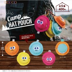 画像1: キャンプハットポーチ（８月）【□４００円カプセル　３０個入り　アオポップ】＋正規台紙