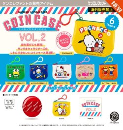 画像1: サンリオキャラクターズ コインケース 第2弾（８月）【□４００円カプセル　３０個入り　ケンエレ】＋正規台紙