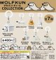 WOLFKUN マスコットチャームCOLLECTION（８月）【□４００円カプセル　３０個入り　プレステージ】＋正規台紙
