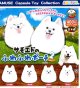 サモエドのふわふわポーチ2（９月）【■４００円カプセル　３０個入り　アミューズ】＋正規台紙