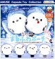 ふくふくシマエナガまるふわポーチ（再販）（９月）【■４００円カプセル　３０個入り　アミューズ】＋正規台紙
