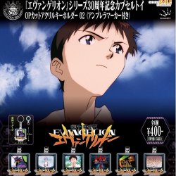 画像1: 「新世紀エヴァンゲリオン」OPカットアクリルキーホルダー02（９月）【■４００円カプセル　３０個入り　ジュウロクホウイ】＋正規台紙