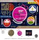 鉄道ヘッドマーク サークルポーチ（９月）【■４００円カプセル　３０個入り　ケンエレ】＋正規台紙