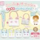 ミニふわサコッシュ　ほわほわパステルパンダ（９月）【■４００円カプセル　３０個入り　さくら】＋正規台紙