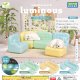 ｍｉｎｉａｔｕｒｅ ｓｏｆａ（Ｌｕｍｉｎｏｕｓ）（ミニチュアソファ（ルミナス））（１０月）【△３００円カプセル　４０個入り　エール】＋正規台紙