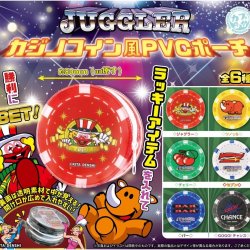 画像1: JUGGLER　カジノコイン風PVCポーチ（再販）（１０月）【△４００円カプセル　３０個入り　マルカ】＋正規台紙