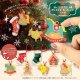 ほっこりオーナメント風クリスマスキーホルダー（１０月）【△３００円カプセル　４０個入り　funbox】＋正規台紙