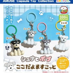 画像1: シュナとボブここだよますこっと（１１月）【▲３００円カプセル　４０個入り　アミューズ】＋正規台紙