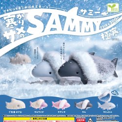 画像1: 寒がりサメのＳＡＭＭＹ（極寒）（１１月）【▲３００円カプセル　４０個入り　エール】＋正規台紙