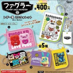 画像1: ファグラー　レザー風ミニウォレット（１１月）【▲４００円カプセル　３０個入り　ピーナッツ】＋正規台紙