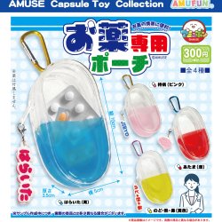 画像1: お薬専用ポーチ（１２月）【▽３００円カプセル　４０個入り　アミューズ】＋正規台紙