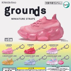 画像1: grounds ミニチュアストラップ（再販）（１２月）【▽５００円カプセル　２０個入り　ターリン】＋正規台紙