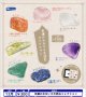 幸運のなないろ天然石コレクション（１２月）【▽３００円カプセル　４０個入り　レインボー】＋正規台紙