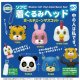 ソフビ着ぐるみヘッド ボールチェーンマスコット（１２月）【▽４００円カプセル　３０個入り　ディーアイエスプラス】＋正規台紙