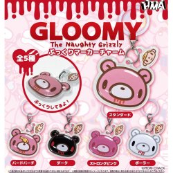 画像1: グルーミー ぷっくりマーカーチャーム（１２月）【▽４００円カプセル　３０個入り　HMA】＋正規台紙