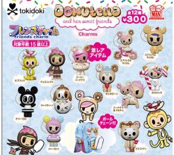 画像1: フレンズチャーム Tokidoki Donutella （チャーム付き）（１２月）【▽３００円カプセル ４０個入り 尾上萬】＋正規台紙