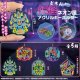 どろん！妖怪ネオン風アクリルキーホルダー（１月）【▼３００円カプセル ４０個入り funbox】＋正規台紙