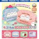 ふくふくシマちゃん　キルティングポーチ（２月）【〇400円カプセル 30個入り アミューズ】＋正規台紙