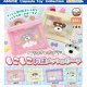 シュナとボブ　もこもこ刺繍メッシュポーチ（３月）【〇400円カプセル 30個入り アミューズ】＋正規台紙