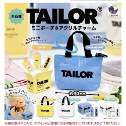 画像1: TAILOR ミニポーチ＆アクリルチャーム（２月）【〇400円カプセル 30個入り Jドリーム】＋正規台紙