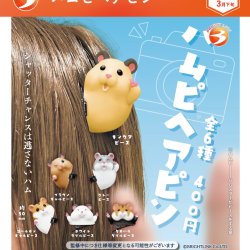 画像1: ハムピヘアピン（３月）【〇400円カプセル 30個入り ブライトリンク】＋正規台紙