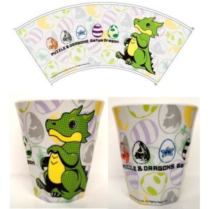画像: ＰＡＺＺＬＥ＆ＤＲＡＧＯＮＳ　メラミンカップ　ガチャドラ
