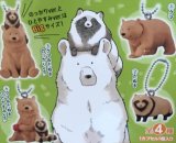 画像: クマとたぬき　ほっこりスイング