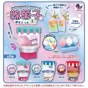 画像: 綿菓子ますこっと3（７月）【◆４００円カプセルトイ　３０個入り　Ｊドリーム】＋正規台紙