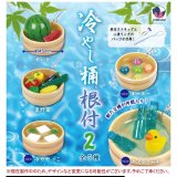 画像: 冷やし桶根付2（７月）【◆４００円カプセルトイ　３０個入り　Ｊドリーム】＋正規台紙