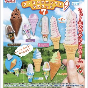 画像: ざ・コンビニソフトマスコット７（７月）【◆３００円カプセルトイ　４０個入り　トイスピ】＋正規台紙