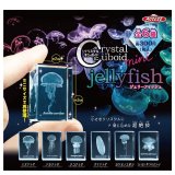 画像: クリスタルキューボイドミニ　ジェリーフィッシュ（７月）【◆３００円カプセルトイ　４０個入り　アクセス】＋正規台紙