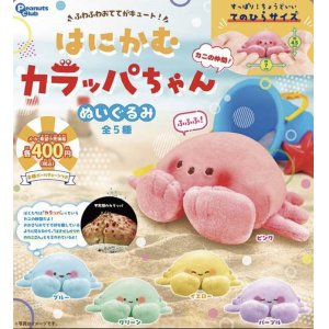 画像: はにかむカラッパちゃん　ぬいぐるみ（７月）【◆４００円カプセルトイ　３０個入り　ピーナッツ】＋正規台紙