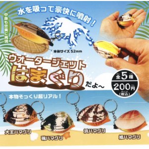 画像: ウォータージェットはまぐり（８月）【□２００円カプセルトイ　５０個入り　ビーム】＋正規台紙