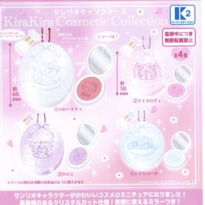 画像: サンリオキャラクターズ　キラキラコスメコレクション（８月）【□５００円カプセルトイ　３０個入り　ケーツー】＋正規台紙１枚